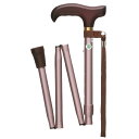替えゴム付 折りたたみ式 ステッキ/杖 【パープル】 対応身長140〜160cm フジホーム ベーシック S 〔プレゼント ギフト〕(4)
