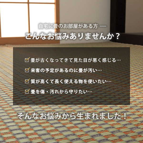 上敷き ゴザ 敷詰 カーペット い草 自然素材...の紹介画像3