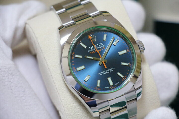 楽天市場 送料無料 返品可 2020年10年 国内正規店購入品 Rolex ロレックス ミルガウス 116400gv Zブルー ランダムシリアル 中古 Smtb Td Saitama 05p06jul10 Mb Kp エガワ質店