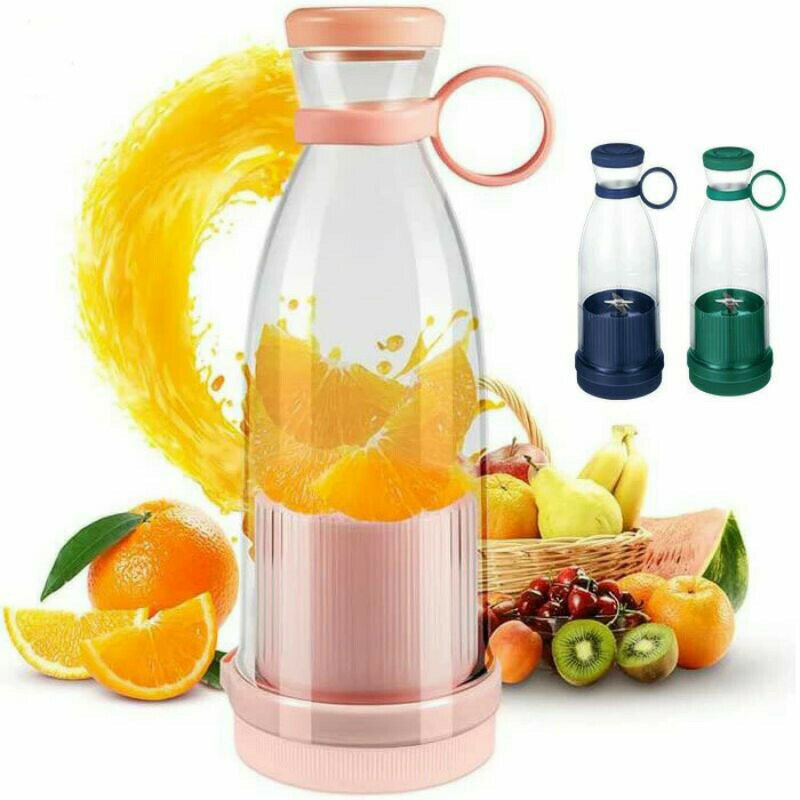 カップ式プロセッサー 小型 ミキサー 携帯式ジューサー 350mlミニ電動ポータブルブレンダージューサーカップ USB充電式 多機能ミニミキサー