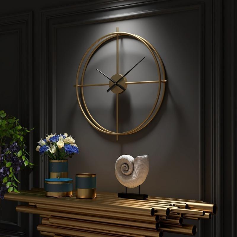 おしゃれ 壁掛け時計 鉄芸製 北欧 カフェインテリア 電池式 掛け時計 カッコイイ カワイイ 時計 静か 音がしない 部屋装飾