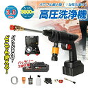 「スーパーセール期間中 10倍ポイントGET」高圧洗浄機 コードレス 充電式 高圧洗浄機 48V 3.0MPa バッテリー 併用 高圧洗浄 バケツ タンク コン...
