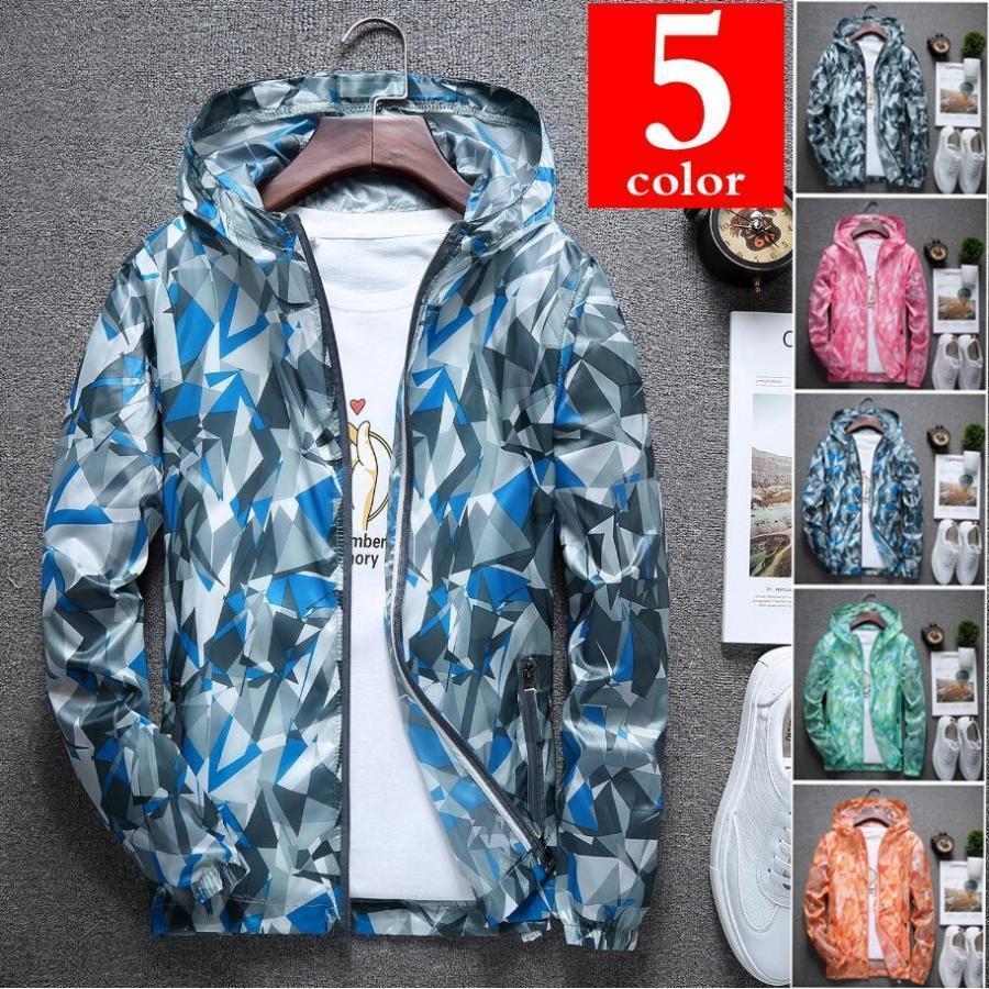 ジャケット ラッシュガード 日焼け止め服 メンズ レディース カップル アウター 超...