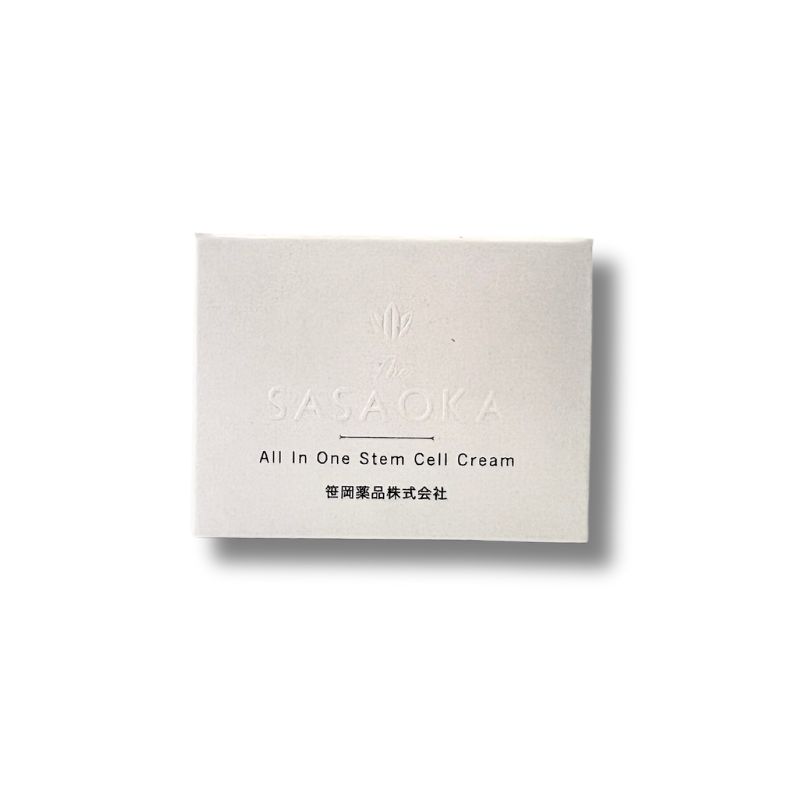 ササオカ オールインワンクリーム 48g SASAOKA ヒト幹細胞 オールインワン クリーム 美容液 ヒト幹細胞培養液 化粧水 乳液 パック 笹岡 オールインワンクリームのサムネイル