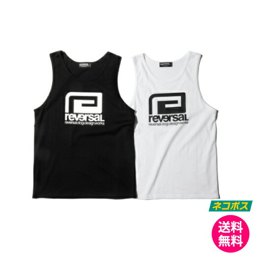 リバーサル タンクトップ スリーブレス メッシュ メンズ reversal BIG MARK COTTON TANK TOP