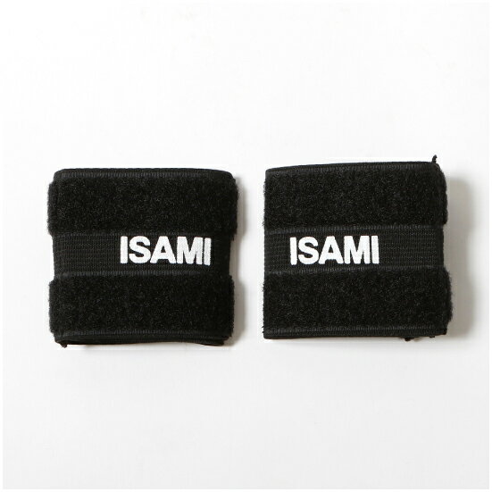 isami イサミ L-353-BK リストバンド 大人用 格闘技 武道 空手 キックボクシング 総合