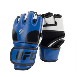 UFC ユーエフシー オープンパームMMAトレーニンググローブ BLUE×BLACK×WHITE ブルー 青 L/XL UHK-69672 オープンフィンガー 総合格闘後 キックボクシング 武道 空手 ライジン