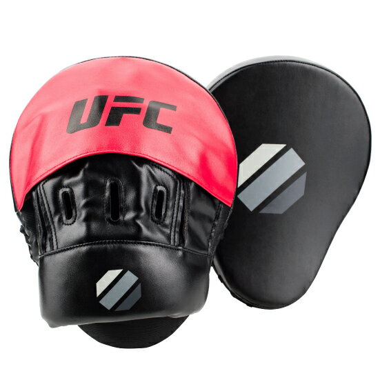 UFC ユーエフシー カーブフォーカス ミット BLACK×RED ブラック 黒 UHK-69754 パンチングミット 総合格闘後 武道 空手 キックボクシング