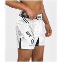 VENUM ヴェナム UFC Adrenaline by Venum Authentic Fight Night メンズファイトショートパンツ - ショートフィット - ホワイト ベナム VNMUFC-00160-002 3