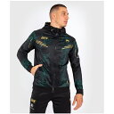 VENUM ヴェナム UFC Adrenaline by Venum Authentic Fight Night ウォークアウト フーディ - Emerald Edition - グリーン/ブラック/ゴールド ベナム VNMUFC-00162-627