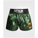 VENUM ヴェナム CLASSIC ムエタイショーツ - グリーン/ゴールド/ブラック ベナム VENUM-03813-627 格闘技 キックボクシング