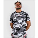 VENUM ヴェナム Electron 3.0 ドライテックTシャツ - グレー/レッド ベナム VENUM-04543-618 半袖 メンズ 格闘技 キックボ...