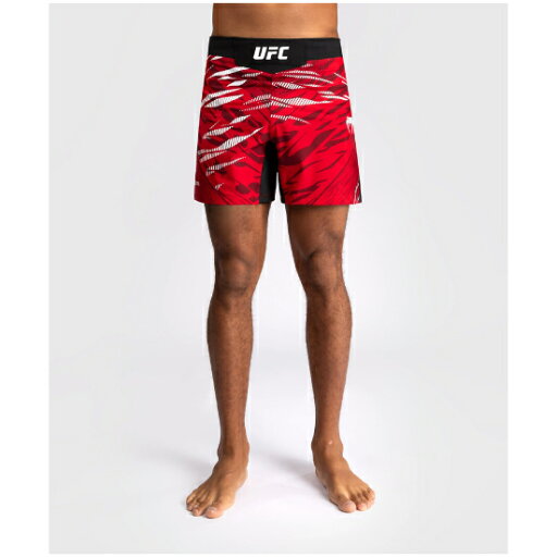 VENUM ヴェナム UFC Fusion by Venum Authentic Fight Night ファイトショーツ - ショートフィット - レッド ベナム VNMUFC-00347-003 VENUM ヴェナム UFC Fusion by Venum Authentic Fight Night ファイトショーツ - ショートフィット - レッド ベナム VNMUFC-00347-003