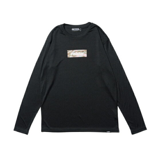 リバーサル Tシャツ ドライ 長袖 ロングスリーブ reversal POUNCER CAMO BOX LOGO DRY LONG SLEEVE