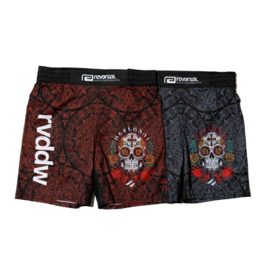 リバーサル パンツ ショート ハーフ reversal DIA DE MUERTOS FIGHT SHORTS（BASIC LENGTH / BACK POCK..
