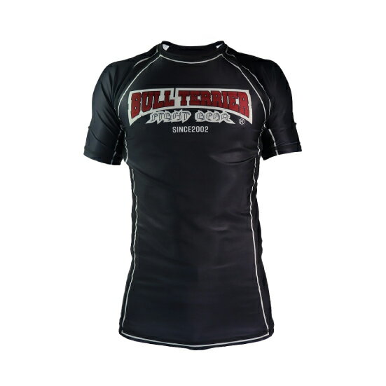 ブルテリア bj-127 BULL TERRIER ラッシュガード Classic Logo 半袖 黒 ブラジリアン 柔術