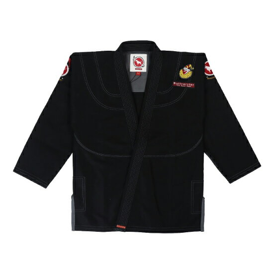 ブルテリア bjk-122 BULL TERRIER 柔術衣 Joker R 黒 ブラジリアン 柔術