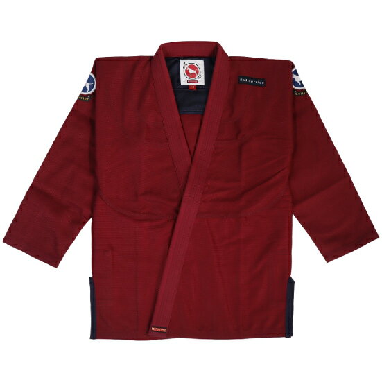 ブルテリア bjk-129 BULL TERRIER 柔術衣 BasicR2 ワイン ブラジリアン 柔術