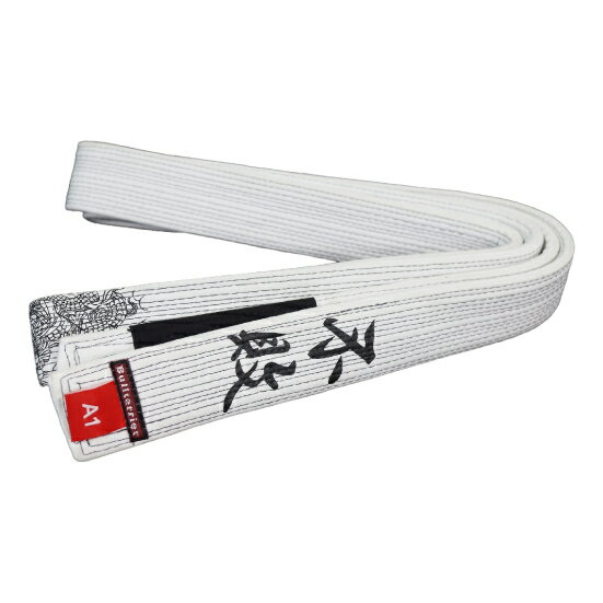 ブルテリア bjk-905 BULL TERRIER 柔術帯 Fuhai Special Edition 白帯 ブラジリアン 柔術