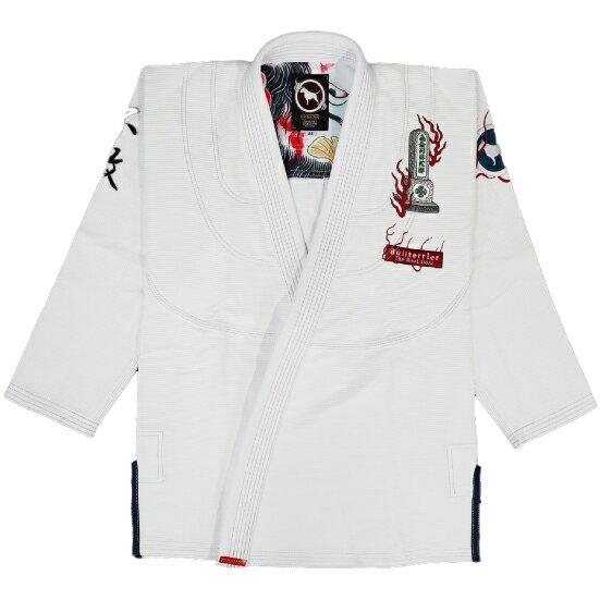 ブルテリア bjk-013 BULL TERRIER 柔術衣 Fuhai R 白 ブラジリアン 柔術