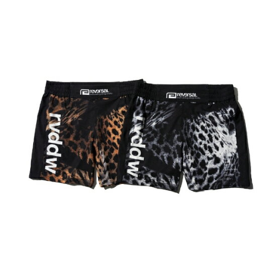 リバーサル パンツ ショート ハーフ reversal LEOPARD FIGHT SHORTS （SHORT LENGTH / NO POCKET） アクティブ ファイト ショーツ