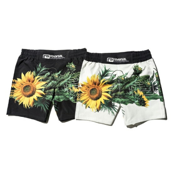 リバーサル パンツ ショート ハーフ reversal SUNFLOWER FIGHT SHORTS（SHORT LENGTH / NO POCKET） アクティブ ファイト ショーツ