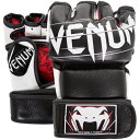 VENUM ヴェナム UNDISPUTED 2.0 MMA グローブ - ナッパレザー ブラック/ホワイト オープンフィンガー ベナム EU-VENUM-1393 格闘技 キックボクシング 総合