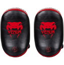 VENUM ヴェナム レザー キックパッド -ブラック/レッド キックミット ベナム VENUM-03061-100 格闘技 キックボクシング 総合