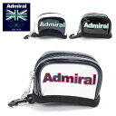 アドミラルゴルフ ボールポーチ エナメル ボール2個収納可能 (ADMIRAL GOLF ADMG1BE1 ティー2箇所収納可能)