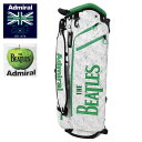 アドミラルゴルフ スタンドキャディーバッグ　ビートルズ Beatles ADMIRAL GOLF ADMG2BC1 9.0型 46インチ対応 5分割 合皮 合成皮革 PU