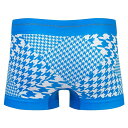 ビトーンズ BETONES ハウンドトゥース柄 ボクサーパンツ HOUNDSTOOTH-STOH001 2-BLUE (7445)ブルー メンズ アンダーウェア メール便対応