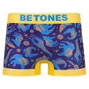 ビトーンズ BETONES 神秘の動物柄 ボクサーパンツ DIVINE-DIV001 2-YELLOW (7735)イエロー メンズ アンダーウェア メール便対応