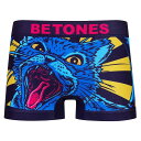 ビトーンズ BETONES 猫柄 ボクサーパンツ WITH CAT-WCA001 1-BLUE (8015) ブルー メンズ アンダーウェア メール便対応