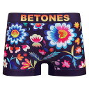 ビトーンズ BETONES 花柄 ボクサーパンツ JOSE2-JSE002 1-PURPLE (8503) パープル メンズ アンダーウェア メール便対応