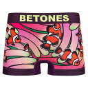 ビトーンズ BETONES クマノミ柄 ボクサーパンツ SEE BEE-SEBE001 1-PURPLE(9005)パープル メンズ アンダーウェア メール便対応