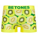 ビトーンズ BETONES キウイ柄 ボクサーパンツ REFRESHING-REF001 1-YELLOW(8961)イエロー 兄弟 メンズ アンダーウェア メール便対応