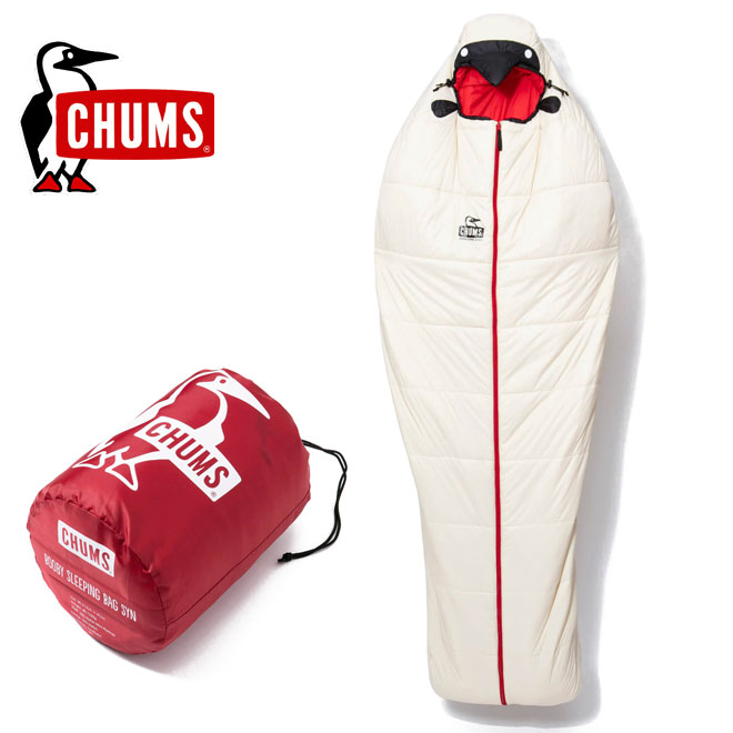 チャムス 寝袋 シュラフ ブービースリーピングバッグシンス CHUMS CH09-1144 マミー型 Booby Sleeping Bag Synth キャンプ アウトドア BBQ