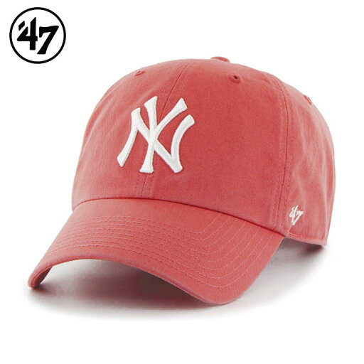 47Brand フォーティーセブン ヤンキース 定番キャップ ’47 クリーンナップ アイランドレッド 4573581381661B-RGW17GWS-IRキャップ 帽子 YANKEES ’47 CLEAN UP ISLAND RED 大人 ピンク 47Brand フォーティーセブン ヤンキース 定番キャップ ’47 クリーンナップ アイランドレッド 4573581381661B-RGW17GWS-IRキャップ 帽子 YANKEES ’47 CLEAN UP ISLAND RED 大人 ピンク