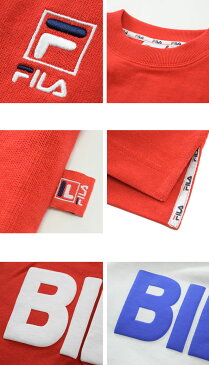FILA フィラ バックプリント長袖Tシャツ (FM9540 Long sleeve Tee shirts ビッグシルエット メンズ レディース トレーナー スゥエット)