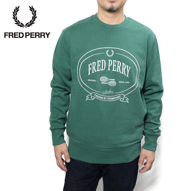 フレッドペリー スウェットシャツ FRED PERRY M1605 SPORT Z18 メンズ レディース ユニセックス Chosen..