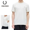 フレッドペリー フレッドペリー リンガーTシャツ 半袖 ワンポイント FRED PERRY M3519 ECRU S64 エクリュ ECRU RINGER T-SHIRT メンズ レディース ユニセックス スポーツスタイル クルーネック 刺繍 シンプル