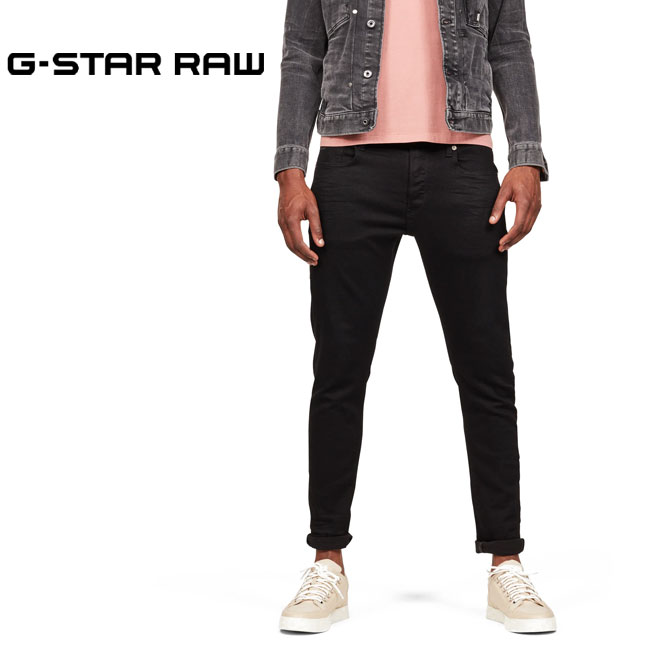 ジースター ロウ 3301 ブラックジーンズ スリム G-STAR RAW メンズ 51001-B964-A810 3301 Slim Jeans スキニー ストレッチ シンプル