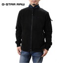 ジースターロゥ アウター メンズ ジースター ロウ ジップアップ フリースジャケット G-STAR RAW D17699-C473-6484 メンズ Tech Fleece Zip Through Sweater ロゴ ブラック 黒