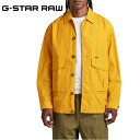 ジースター ロウ オーバーサイズキャンプオーバー ジャケット イエロー G-STAR RAW メンズ D22924-D296-1213 OVERSIZED CA...