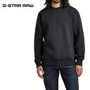 ジースター ロウ スキューバスウェットシャツ 長袖 G-STAR RAW メンズ D22328-D175-D301 トレーナー ブラック 黒 シンプル 大人 SCUBA SWEATER