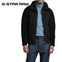 ジースターロゥ アウター メンズ ジースター ロウ ジップアップフリースニット 長袖 G-STAR RAW メンズ D22526-C560-6484 ボア生地 羽織り ブラック 黒 DAST SHEARLING ZIP THRU KNIT