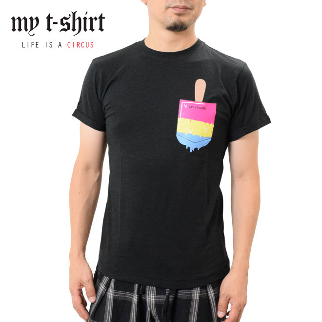 マイティーシャツ Tシャツ アイスキャンディーポケットクルーネック MY T-SHIRT MYMGRF08296 メンズ イタリア 半袖 ポケットTシャツ