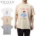 ゴッサム エヌワイシー ノードラッグプリント Tシャツ 半袖 GOTHAM NYC メンズ GN1045 ホワイト エクリュグレー ストリート セレカジ