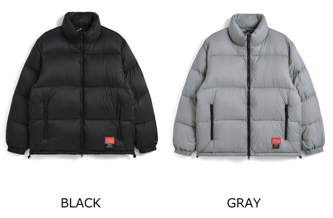 ManhattanPortage×TAION マンハッタンポーテージ ソフトシェル ボリュームダウンジャケット タイオン メンズ 24FW-MP-TAION04 体温 ユニセックス