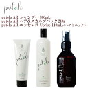 プテロ ARシャンプー 300mL&ヘア&スカルプパック 240g&エッセンス Uprise <ヘアトニック> 140mL スカルプ ケアシャンプー きめ細かい泡 エイジングケア 毛髪 ハリ コシ 植物エキス 洗浄成分 頭皮 柑橘系 リフレッシュ 頭皮マッサージ 育毛 抜け毛予防 putelo